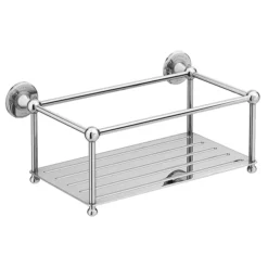 Chatsworth 1928 Traditional Large Bottle Rack - Chrome -smedbo shop 004chtdetail2