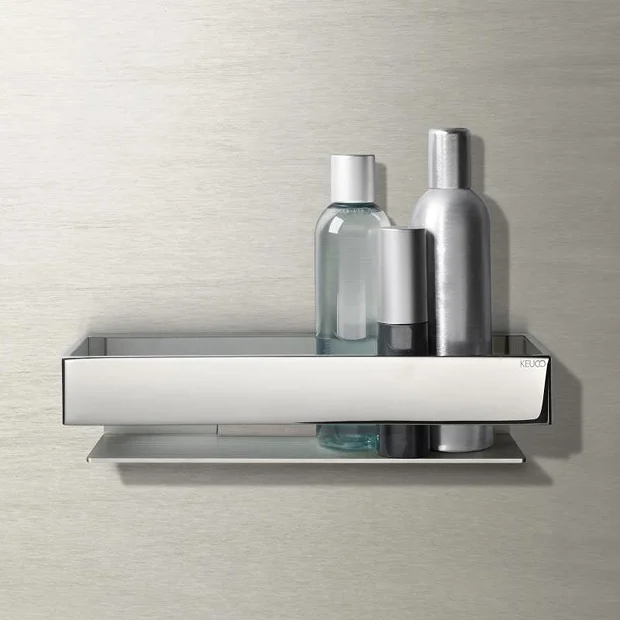 Keuco Edition 11 Shower Basket - Chrome/Silver 2 Keuco Edition 11 Shower Basket - Chrome/Silver - Image 2