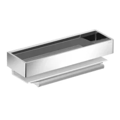 Keuco Edition 11 Shower Basket With Integrated Squeegee - Chrome/Silver -smedbo shop 11159010000 d1