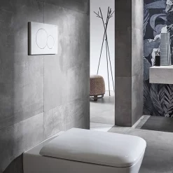 Geberit Sigma01 White Dual Flush Plate For UP320 Cistern