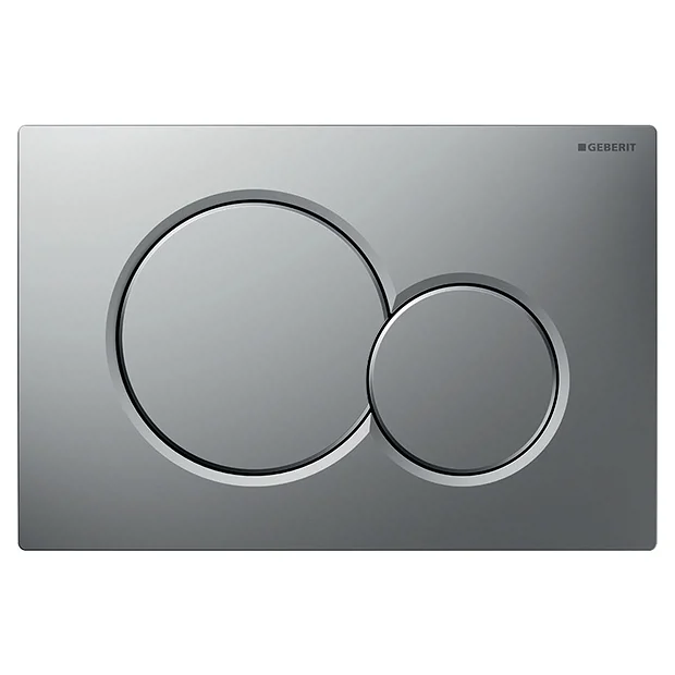 Geberit Sigma01 Matt Chrome Dual Flush Plate For UP320 Cistern 2 Geberit Sigma01 Matt Chrome Dual Flush Plate For UP320 Cistern - Image 2