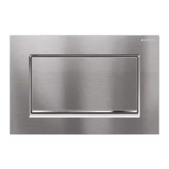 Geberit Sigma30 Single Flush Plate - Brushed Chrome