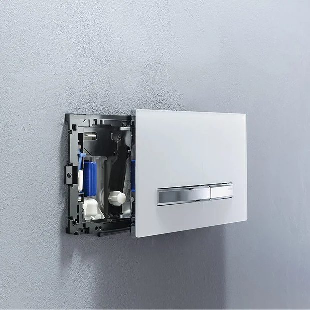 Geberit Sigma 50 White Flush Plate For UP320 Cistern 3 Geberit Sigma 50 White Flush Plate For UP320 Cistern - Image 3