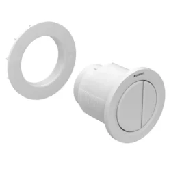 Geberit Type 01 Pneumatic Dual Flush Button For Concealed Cisterns - White Alpine