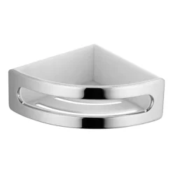Keuco Elegance Corner Shower Basket - Chrome/White