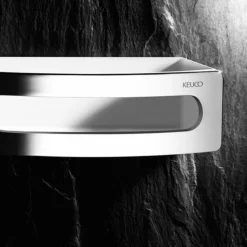 Keuco Elegance Shower Basket - Chrome/White -smedbo shop 11658010000 d2