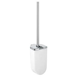 Keuco Elegance Wall Mounted Toilet Brush & Holder - Chrome/White