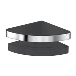 Keuco Moll Corner Shower Basket - Chrome/Anthracite