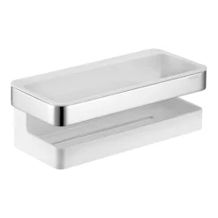 Keuco Moll Shower Basket - Chrome/White