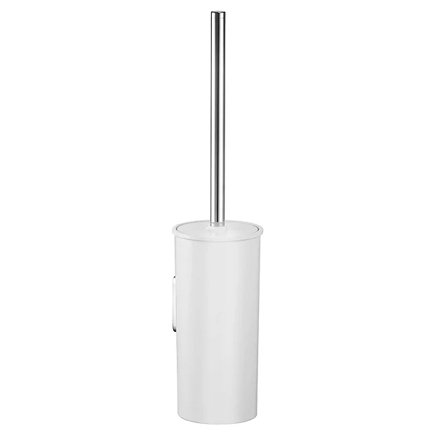 Keuco Moll Wall Mounted Toilet Brush & Holder - White 1 Keuco Moll Wall Mounted Toilet Brush & Holder - White