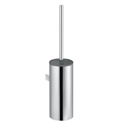 Keuco Moll Wall Mounted Toilet Brush & Holder - Chrome/Anthracite