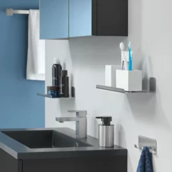 Tiger Bathroom Accessori Tiger Colar Freestanding Soap Dispenser - Brushed Stainless Steel