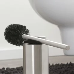 Tiger Bathroom Accessori Tiger Colar Toilet Brush & Holder - Brushed Stainless Steel -smedbo shop 1314830946 d1
