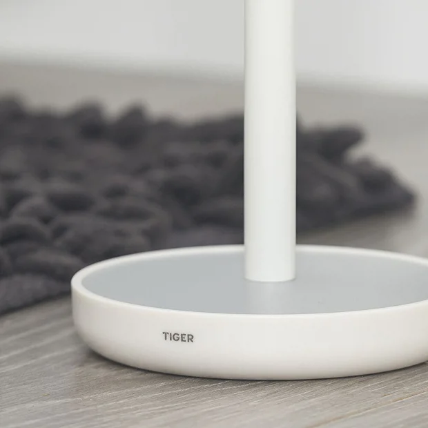 Tiger Bathroom Accessori Tiger Urban Freestanding Spare Toilet Roll Holder - White 1 Tiger Bathroom Accessori Tiger Urban Freestanding Spare Toilet Roll Holder - White