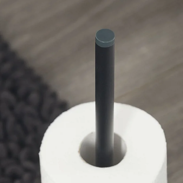 Tiger Bathroom Accessori Tiger Urban Freestanding Spare Toilet Roll Holder - Black 5 Tiger Bathroom Accessori Tiger Urban Freestanding Spare Toilet Roll Holder - Black - Image 5