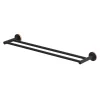 Tiger Bathroom Accessori Tiger Urban Double Towel Rail - Black
