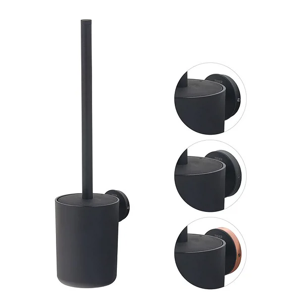 Tiger Bathroom Accessori Tiger Urban Toilet Brush & Holder - Black 4 Tiger Bathroom Accessori Tiger Urban Toilet Brush & Holder - Black - Image 4