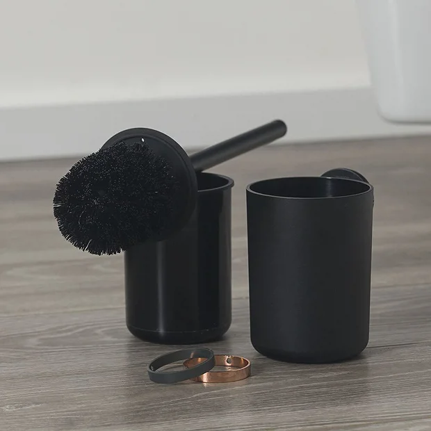 Tiger Bathroom Accessori Tiger Urban Toilet Brush & Holder - Black 6 Tiger Bathroom Accessori Tiger Urban Toilet Brush & Holder - Black - Image 6