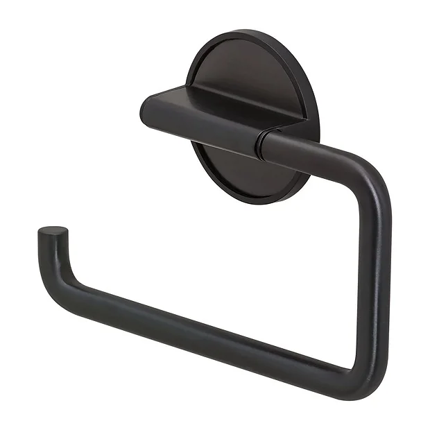 Tiger Bathroom Accessori Tiger Tune Toilet Roll Holder - Brushed Black Metal/Black 5 Tiger Bathroom Accessori Tiger Tune Toilet Roll Holder - Brushed Black Metal/Black - Image 5