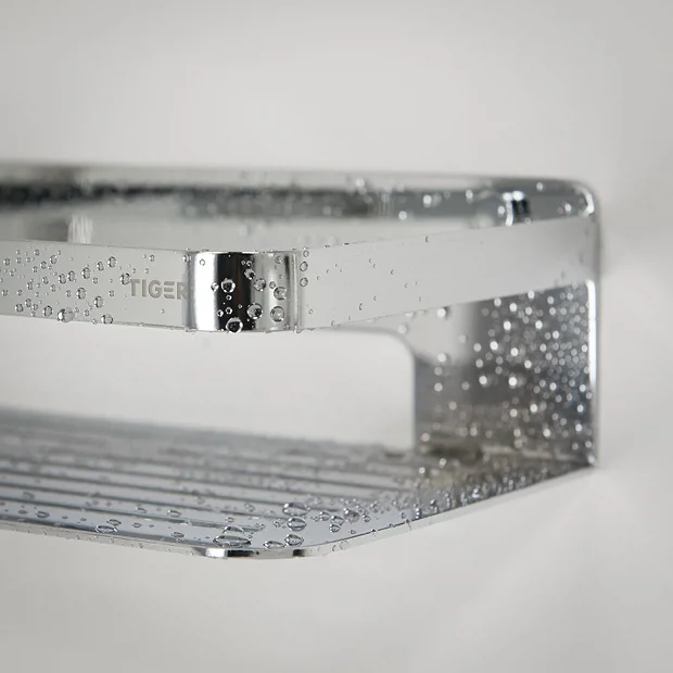 Tiger Bathroom Accessori Tiger Caddy Small Shower Basket - Chrome 5 Tiger Bathroom Accessori Tiger Caddy Small Shower Basket - Chrome - Image 5