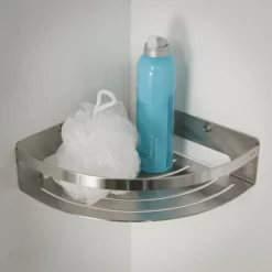 Tiger Bathroom Accessori Tiger Caddy Large Corner Shower Basket - Brushed Stainless Steel -smedbo shop 1400630946 d3