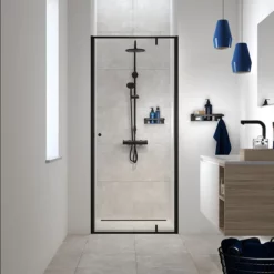 Tiger Bathroom Accessori Tiger Caddy Shower Basket With Hook - Black