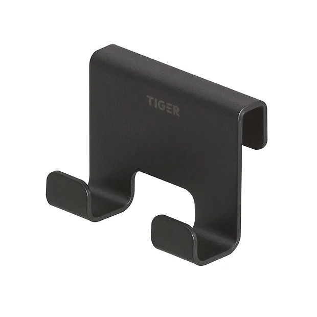 Tiger Bathroom Accessori Tiger Caddy Shower Hook - Black 4 Tiger Bathroom Accessori Tiger Caddy Shower Hook - Black - Image 4
