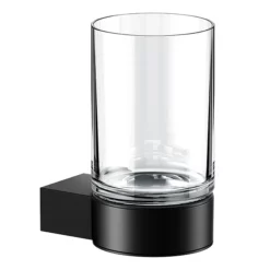 Keuco Plan Tumbler & Holder - Black