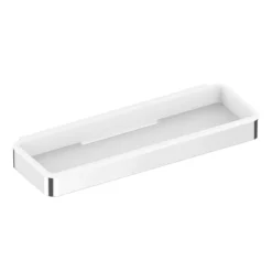 Keuco Plan Shower Basket - Chrome/White