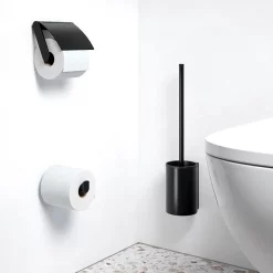Keuco Plan Spare Toilet Roll Holder - Black -smedbo shop 14963370000 d1