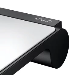 Keuco Plan Toilet Roll Holder With Shelf - Black -smedbo shop 14973370000 d4