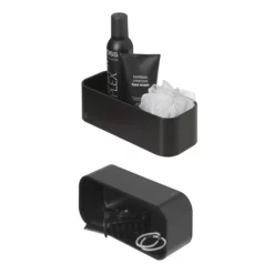 Tiger Bathroom Accessori Tiger 2-Store Wall Rack/Shower Basket - Black -smedbo shop 1500010746 l