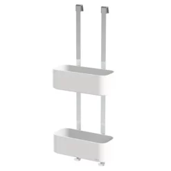 Tiger Bathroom Accessori Tiger 2-Store Hanging Shower Rack - White -smedbo shop 1500210146 d2