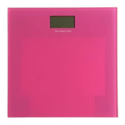Victorian Plumbing Pink Tempered Glass Bathroom Scale -smedbo shop 1600453 d1