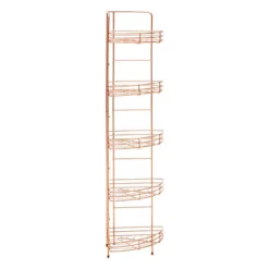 Victorian Plumbing 5 Tier Copper Finish Corner Storage Rack -smedbo shop 1600979 d1