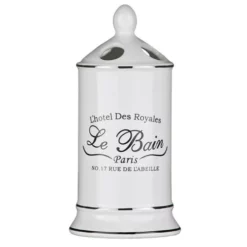 Victorian Plumbing 'Le Bain' White Ceramic Toothbrush Holder