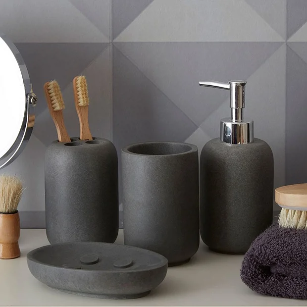 Victorian Plumbing Canyon Grey Stone Effect Tumbler 1 Victorian Plumbing Canyon Grey Stone Effect Tumbler