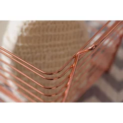 Victorian Plumbing Shine Copper Plated Wire Basket 7 Victorian Plumbing Shine Copper Plated Wire Basket -smedbo shop 1601609 d3