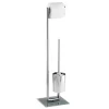 Wenko Style Standing WC Set - Chrome