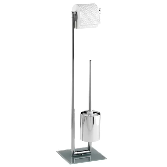 Wenko Style Standing WC Set - Chrome 1 Wenko Style Standing WC Set - Chrome