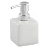 Wenko Square Ceramic Soap Dispenser - White
