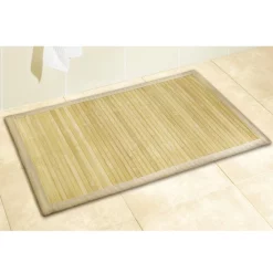Wenko Bamboo Bath Mat - 500 X 800mm - Natural