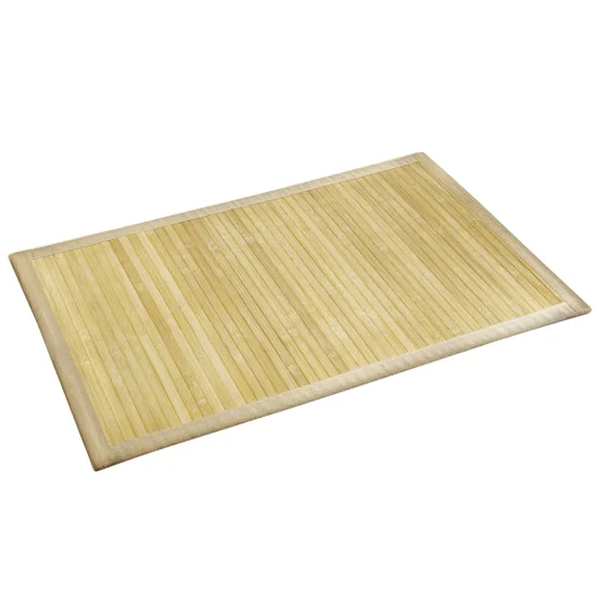 Wenko Bamboo Bath Mat - 500 X 800mm - Natural 2 Wenko Bamboo Bath Mat - 500 X 800mm - Natural - Image 2