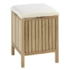 Wenko Norway Bath Stool - Walnut Wood