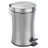 Wenko Pieno 3 Litre Pedal Bin - Stainless Steel