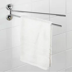Wenko Power-Loc Sion Double Towel Holder