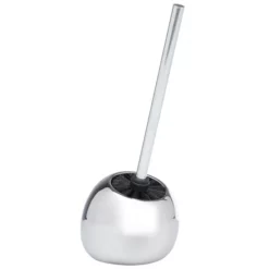 Wenko Polaris Ceramic Toilet Brush Set - Chrome