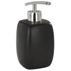 Wenko Faro Ceramic Soap Dispenser - Black