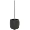 Wenko Faro Ceramic Toilet Brush & Holder - Black