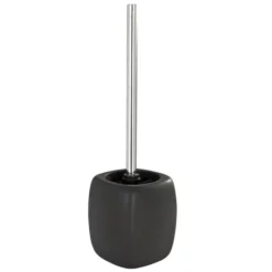 Wenko Faro Ceramic Toilet Brush & Holder - Black